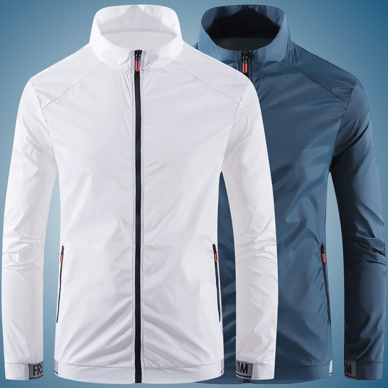 Solid Casual Fashion Handsome Breathable Men's Outdoor Sunscreen Clothing gallery