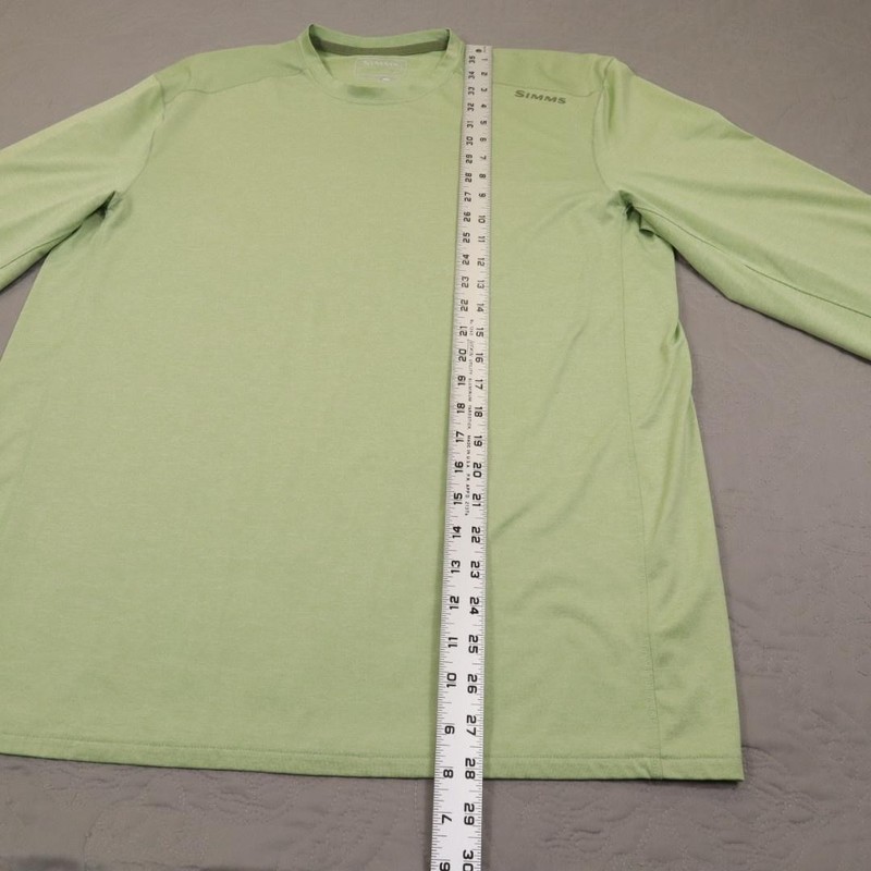 Simms SolarFlex Shirt Men Medium Green Old Florida Outfitters UPF 50 Fly Fishing gallery