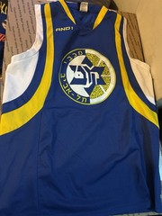 2008 And 1 Maccabi Tel Aviv Home Basketball Jersey Yellow Jersey Size Large #8