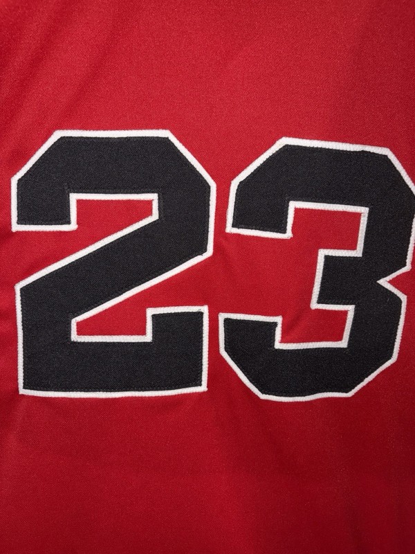 Nicaragua Stitched Button Up Baseball Jersey Red & Black #23 Mens L gallery