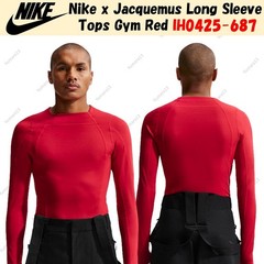 Nike x Jacquemus Long Sleeve Tops Gym Red IH0425-687 US Size