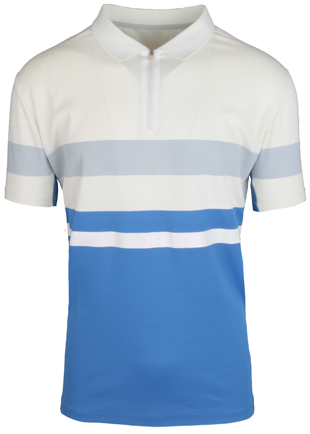 H&M SPORT men's short sleeve functional shirt polo shirt collar zip size XL gallery