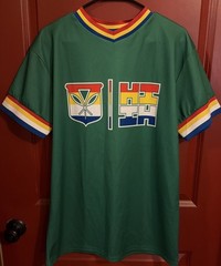 Hawaii Finest Baseball Softball Jersey Size Small Green