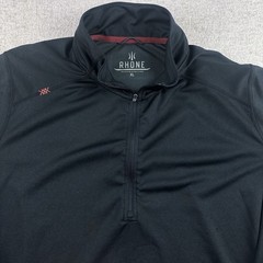 Rhone Session 1/4 Zip Pullover Black Men’s Size XL (Minor Flaws)