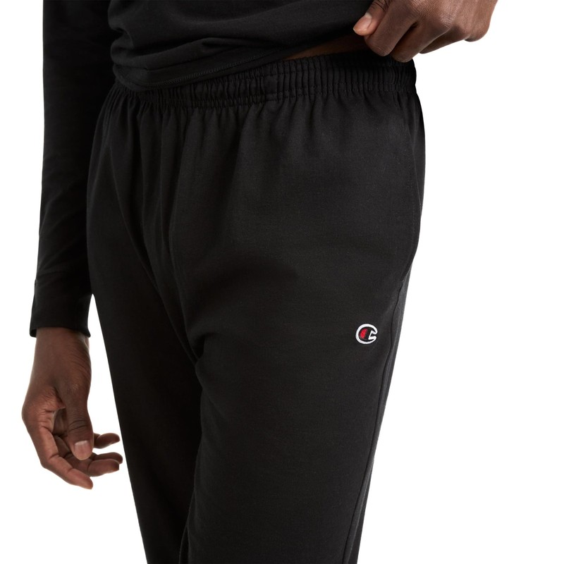 Champion Everyday Jogger Sweatpants Black Size XL Cotton Cuff Hem Mens gallery