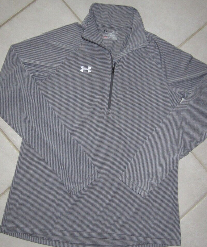 MENS SHIRT ATHLETIC UNDER ARMOUR 1/3 ZIP CHEST 38 MEDIUM gallery