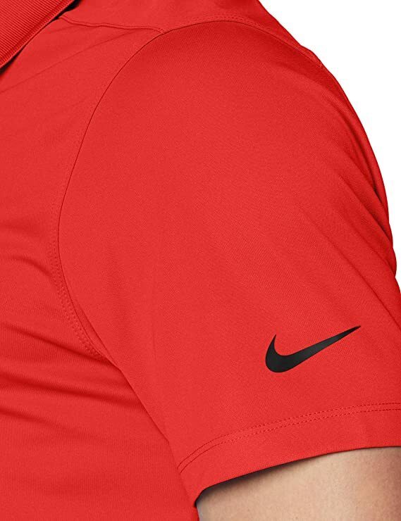 Nike Dri Fit Victory Solid Golf Polo 2019 Habanero Red/Black Small gallery