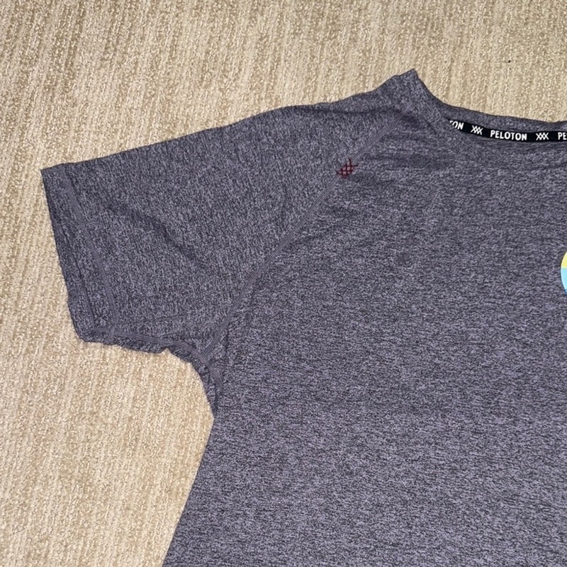 Rhone X Peloton Shirt Men' Size XL Gray/Purple Cycling Activewear gallery