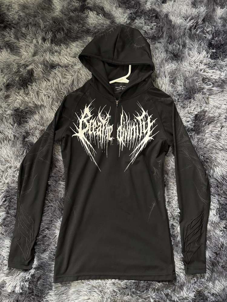 Breathe Divinity Longsleeve Compression Quarter Zip Hoodie