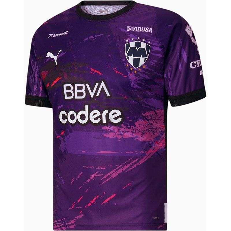 NWT Puma CF Monterrey Alternative Third Short Sleeve Jersey Men's Size Large