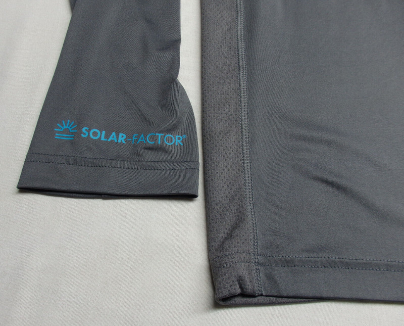 Mens *HABIT* Solar Factor Long Sleeve 1/4 Zip Athletic Pullover Shirt Size LARGE gallery