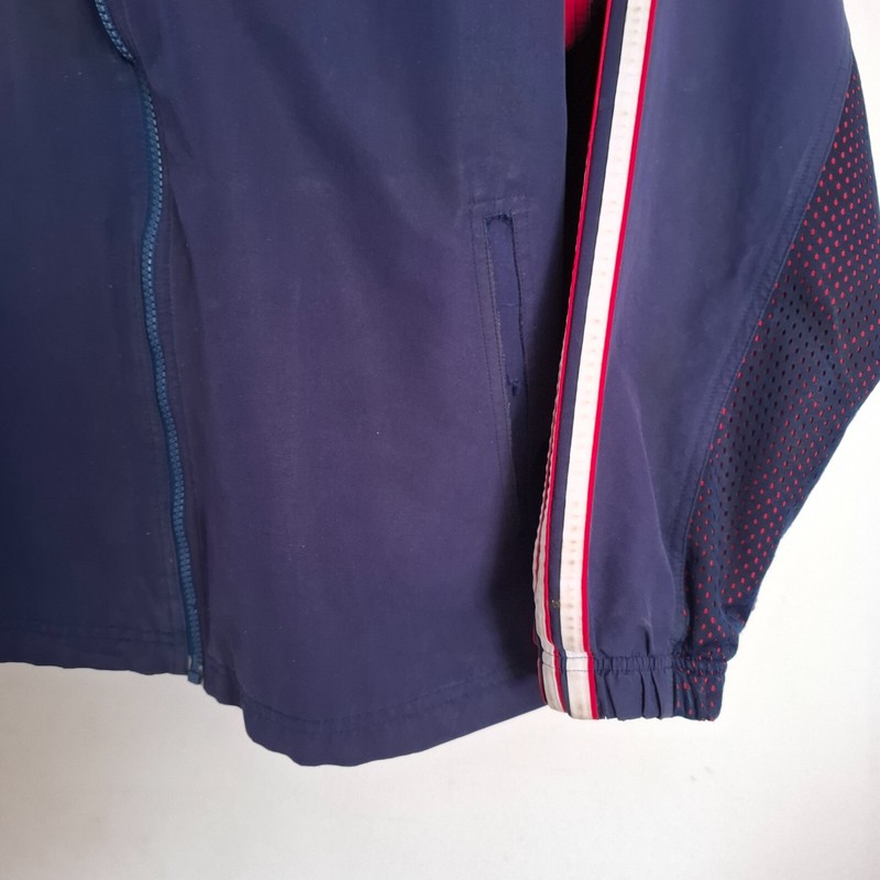 Adidas Vintage 80s Mens Track Jacket Spell Out Firebird Trefoil 42/44 UK XL gallery