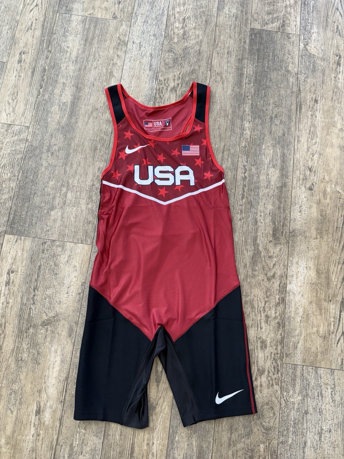 Nike USA Weightlifting Singlet Gym Stars Team Men’s Size Large New gallery