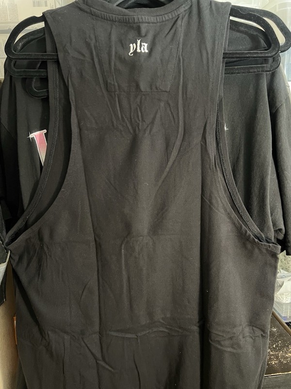 YoungLA Men’s 303 Old English Tank Top Large Black gallery