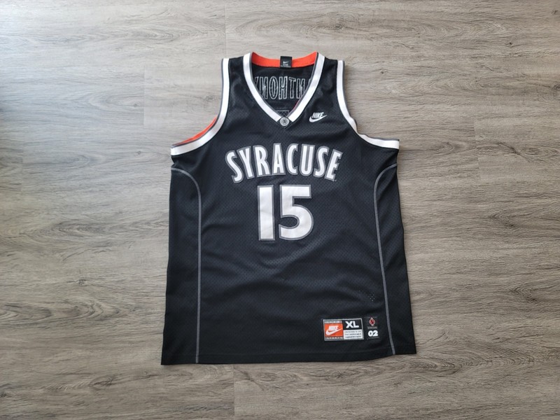 Carmelo Anthony Syracuse Jersey 2002 Black White 100% Polyester -XL gallery