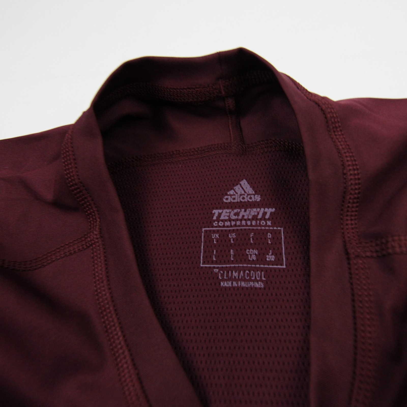 adidas Techfit Compression Top Men's Maroon New without Tags Multiple Sizes gallery