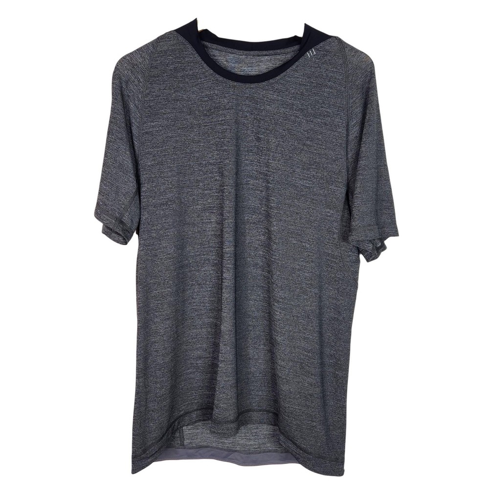 LULULEMON Bolt Tech Shirt Mens Medium? Gray Short Sleeve Athletic Performance