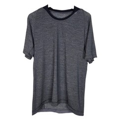 LULULEMON Bolt Tech Shirt Mens Medium? Gray Short Sleeve Athletic Performance
