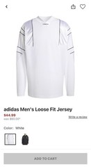 Adidas Men Long Sleeve Jersey XL