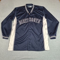 212 NYC Dirty South Track Jacket Men XL Blue Sports Collection Snap Front #03