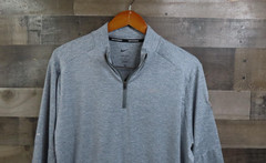 Nike Pullover Mens Large Gray 1/4 Zip Basketball Dri Fit Hall Of Fame DD4756-084