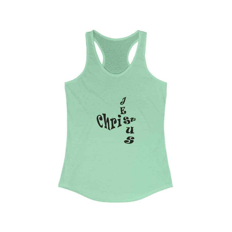 Next Level Ideal Racerback Tank "Jesus Christ" gallery