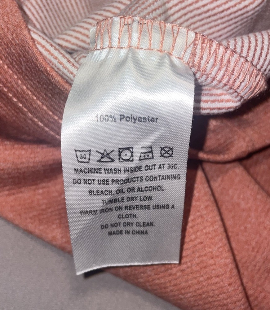 Maelreg Performance Pullover Mens XL Peach 1/4 Zip Long Sleeve Active Shirt gallery