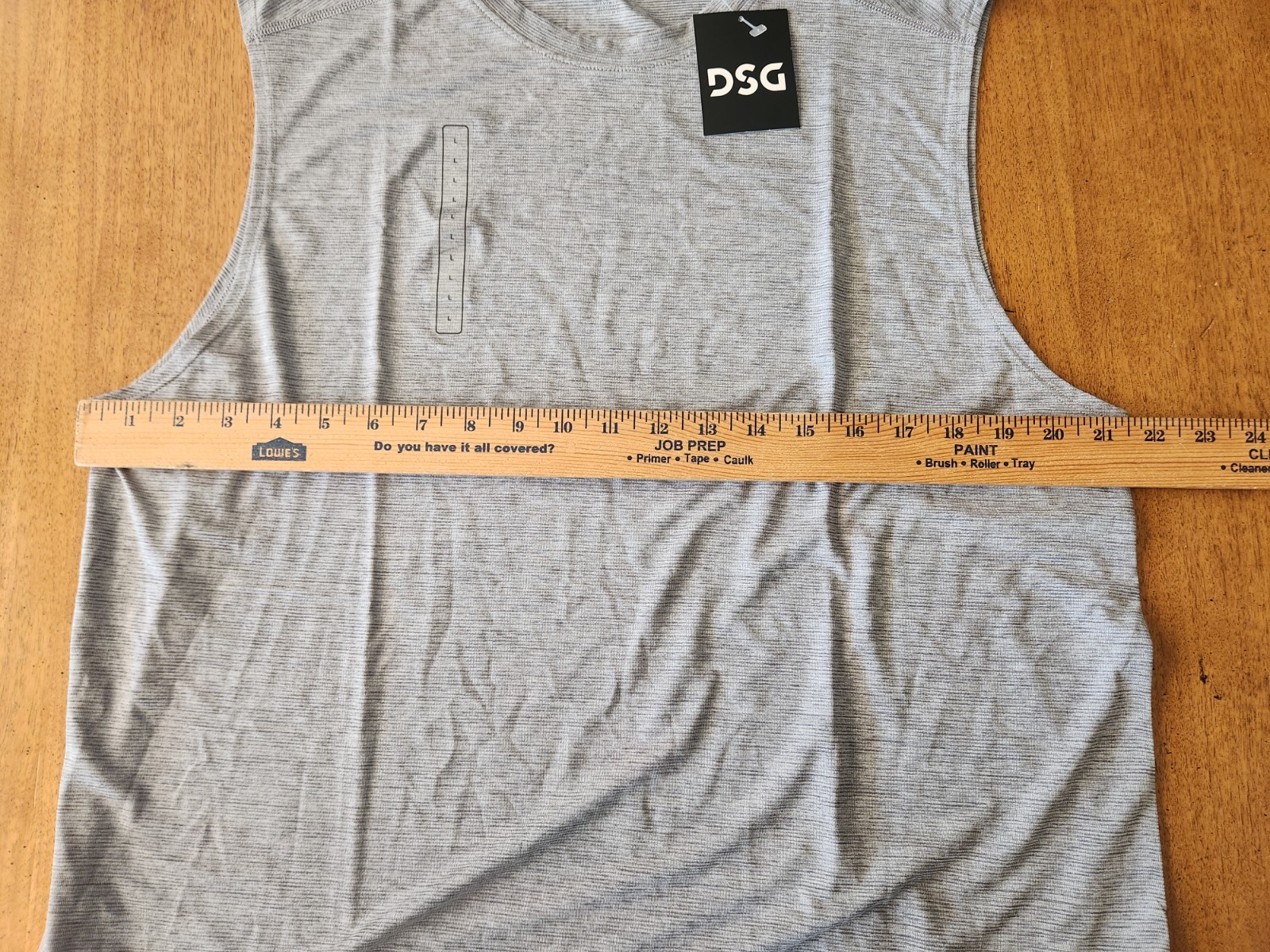 DSG Men’s Small Training Movement Muscle Tank Light Grey Heather NEW! gallery