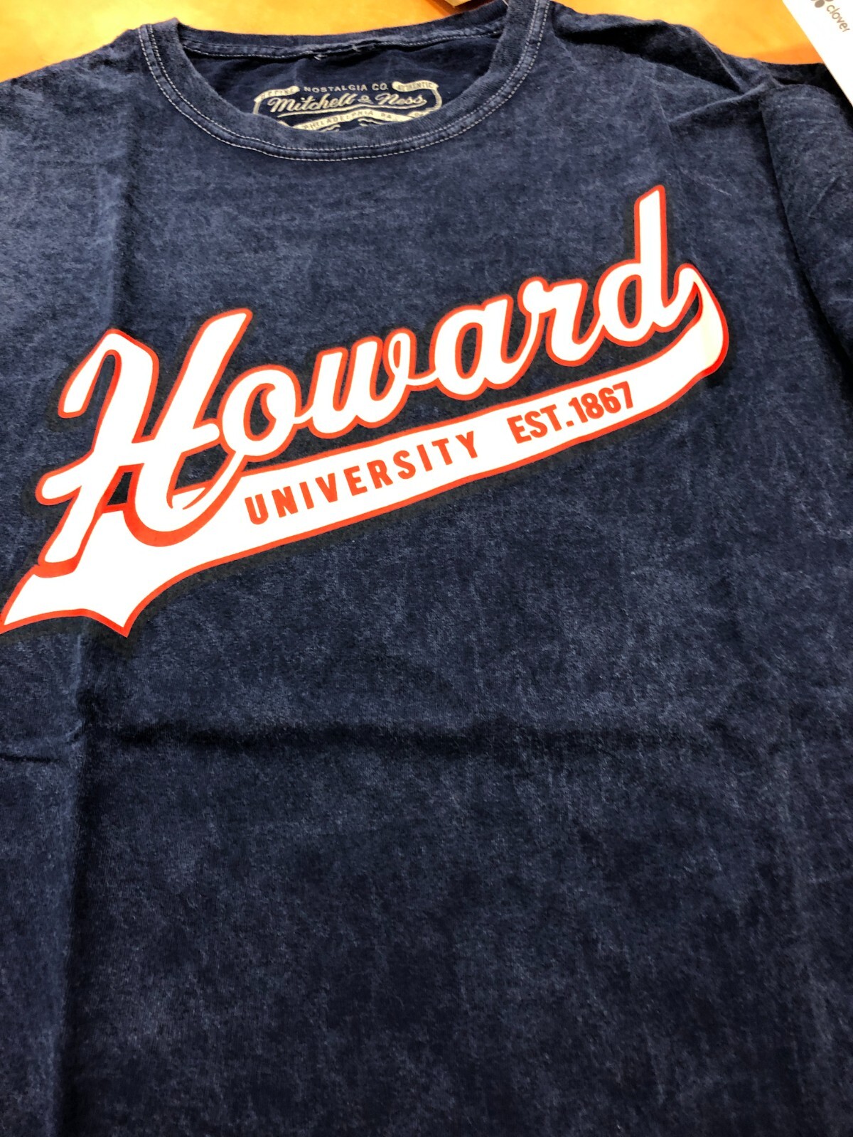 HOWARD UNIVERSITY HBCU COLLEGE EST1867 TSHIRT Mens Mitchell & Ness HBCU NAVY gallery