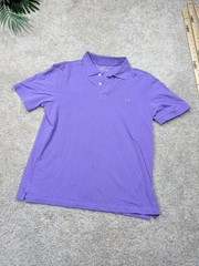Vineyard Vines Shirt Mens M Medium Purple Classic Fit 100% Cotton Knit Pique