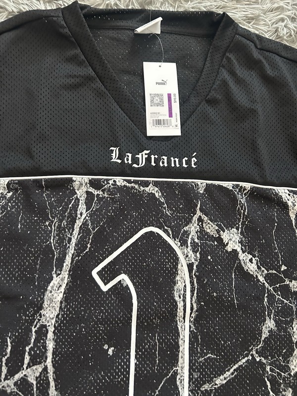 PUMA x LaFrancé Written in Chrome Men's Football Jersey Black XXL 632022-01v 2XL gallery