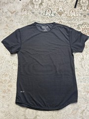 BYLT Premium Basics Pulse Shirt Mens M Black Short Sleeve Drop Cut