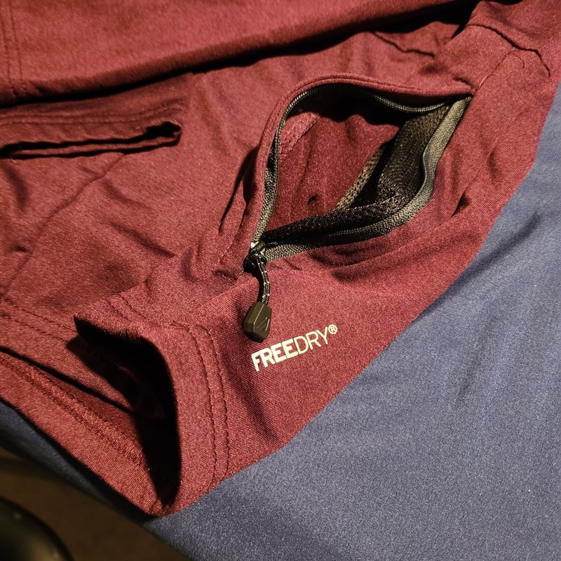 Eddie Bauer Motion Pullover Half Zip FreeDry Athletic Top Mens S gallery