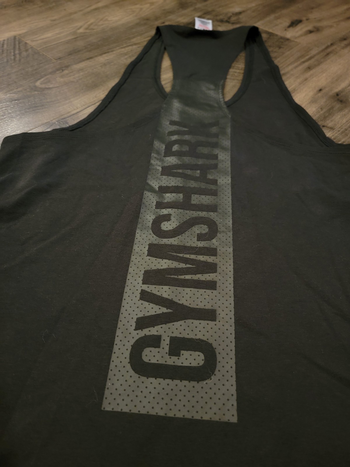 Gymshark Men's Bold Stringer Tank Top - Black Size Medium A1A5X Racerback Style gallery