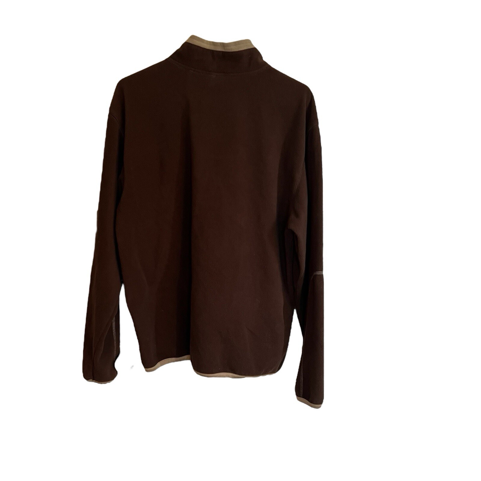 NORDICTRACK MEN'S SHIRT Brown SIZE MediumPULLOVER ATHLETIC FLEECE TOP gallery