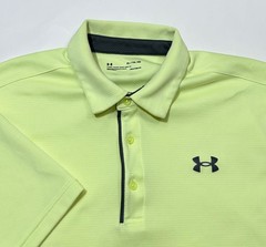 Under Armour Men’s UA Tech Performance Golf Polo Shirt Neon Yellow XL