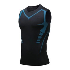 Men Athletic Compression Shirt Workout Shaper Tank Top Base Layer Sport Gym Vest