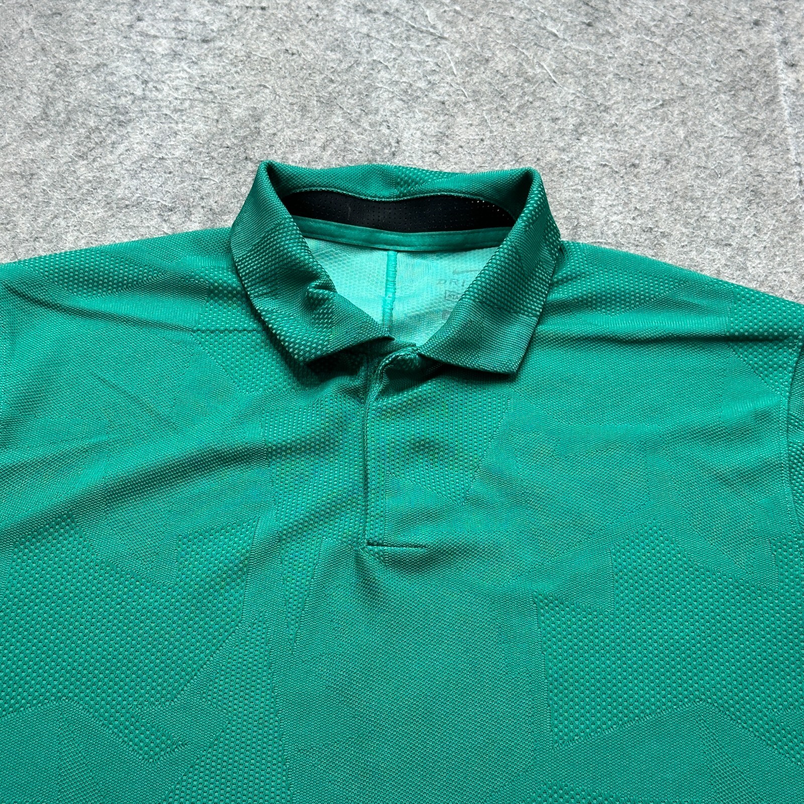 Nike Tiger Woods TW Polo Shirt Men M Green Camouflage CT3801 DRI-FIT gallery
