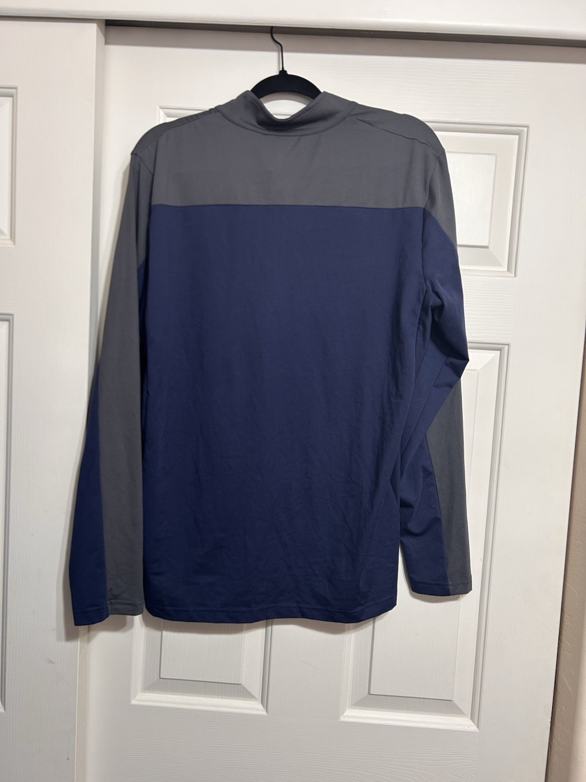 Levelwear Pitch 1/4 Zip Pullover Mens M NEW Navy/charcoal gallery