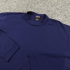 VTG Patagonia Shirt Mens S Blue Long Sleeve Capilene Outdoor Base Layer Top USA