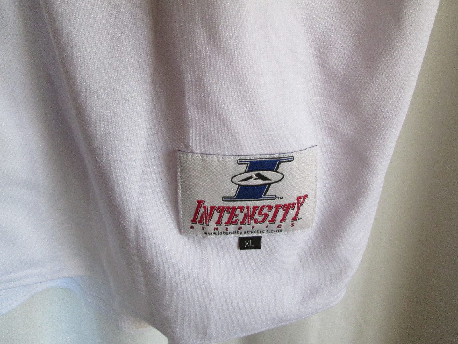 Intensity Arcadia Doughboys Baseball Jersey Shirt # 14 White Mens Size XL gallery