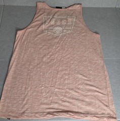 VEECE Armor Tank Top Men’s XL Pink Heather Sleeveless Graphic Back NWT V1162