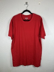 Essential Elements Men’s Active T-shirt Short Sleeve Red Size Medium