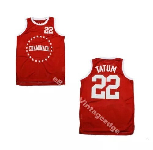 Throwback Jayson #22 High School Basketball Jersey Red Stitched 2 Types gallery