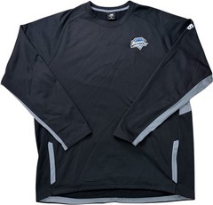 New Balance Diamond Series Baseball Pullover Performance Shirt Mens XL Black