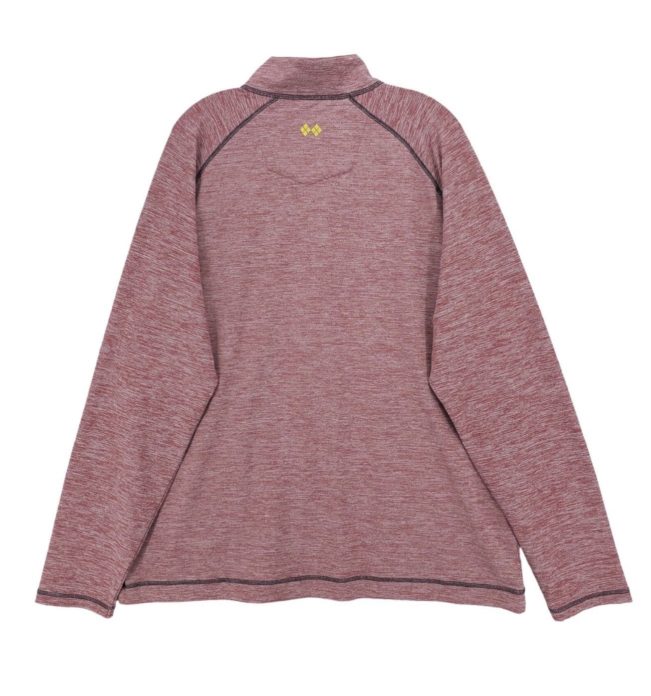 Men’s ROBERT GRAHAM 1/4 Zip L/S Pullover Shirt~Burgundy Heather Size XL NWT gallery