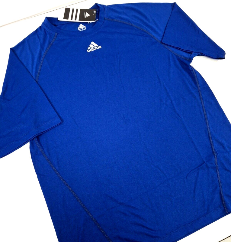 Adidas Climalite Men's Short Sleeve T Shirt- Royal Size XS gallery