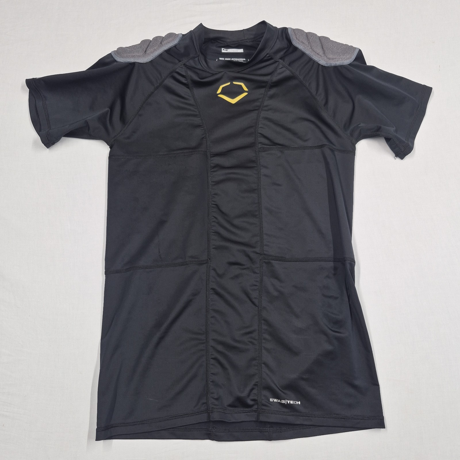 Evoshield Swag Tech Padded Compression Baseball T Shirt Gray Youth Sz XL gallery
