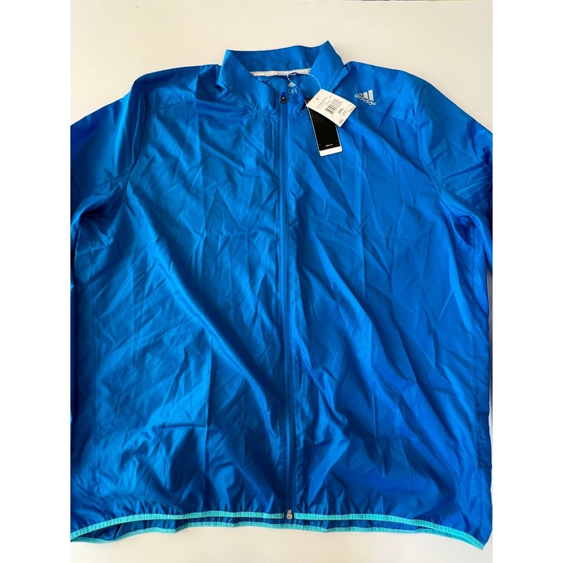 adidas Men's RS Wind Jacket Windbreaker Blue AI8253 Size 2XL $60 NWT gallery