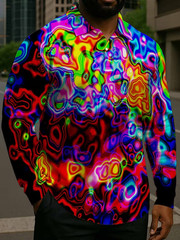 Men’s BIG Long Sleeve DRESS – Casual Shirt New 2026 – 6XL